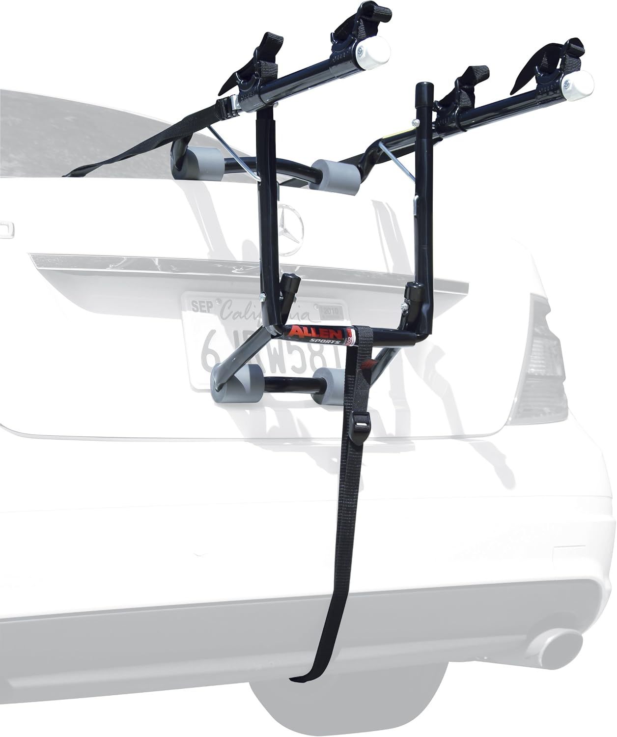 Young Electric Ebike Rack with Ramp 200 lbs 2-Bike Rack Hitch Mount