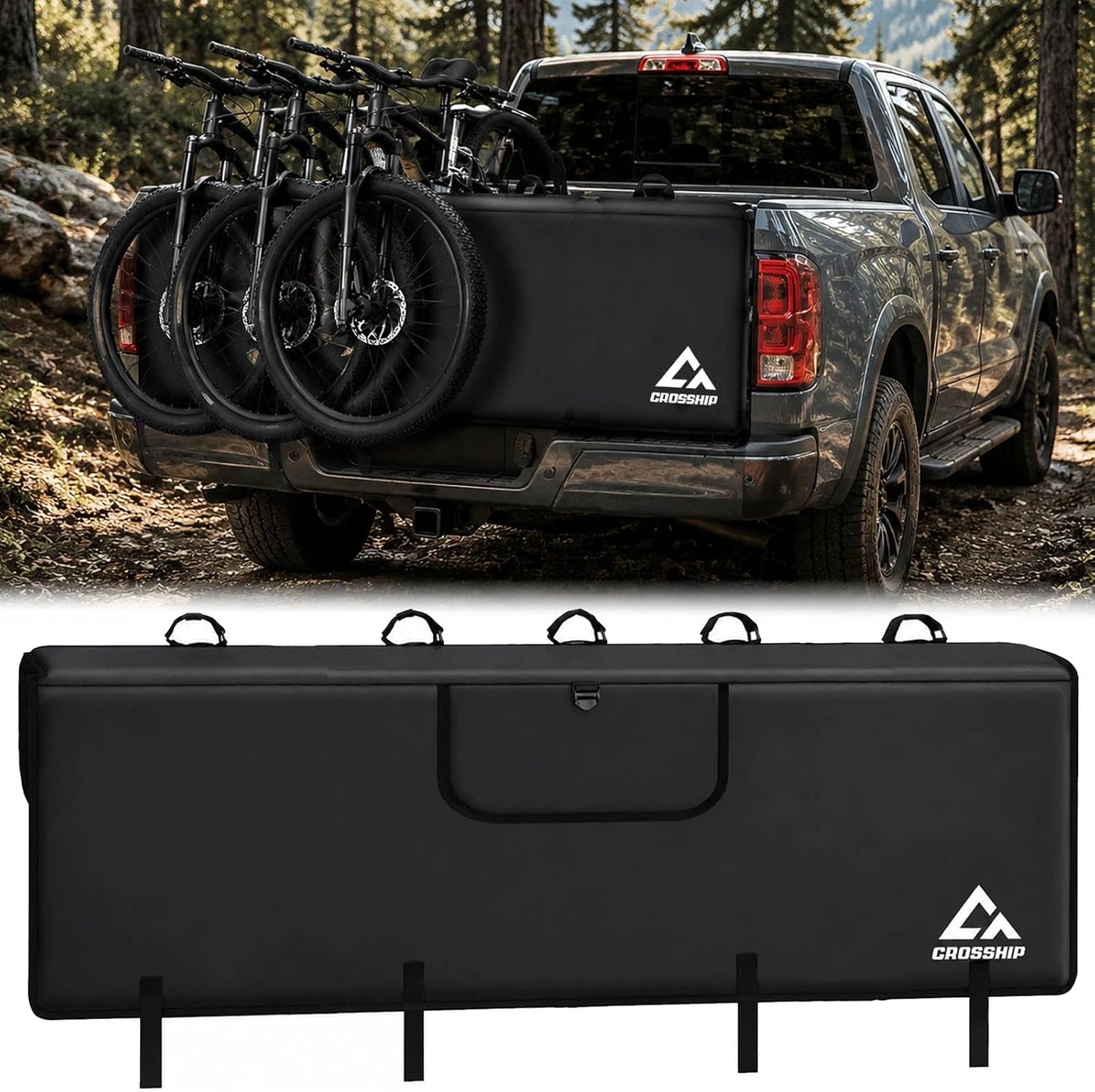 Tailgate Bike Pad for Truck, Protects Tailgate and Bicycle Frames